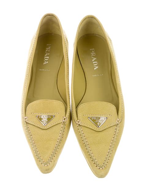 prada pointed toe loafers|ladies prada shoes.